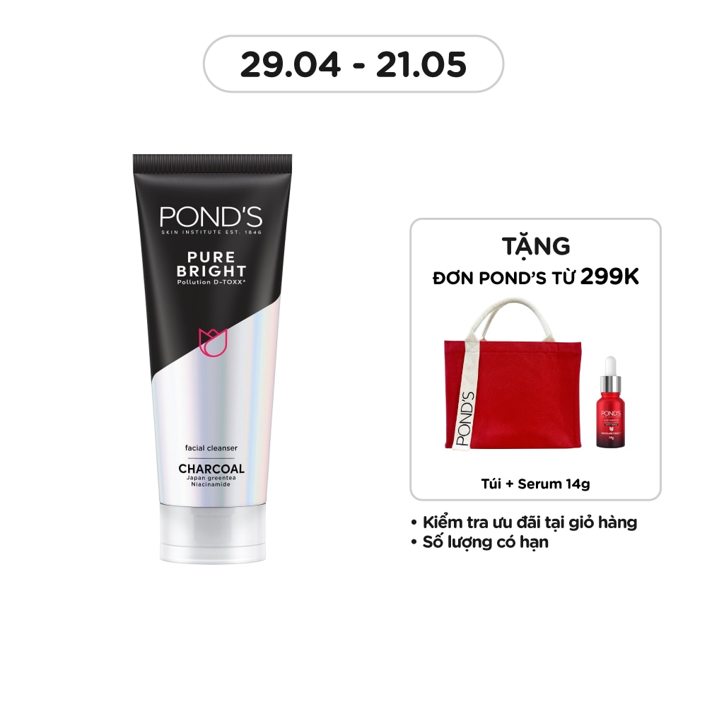 Pure Bright Deep Cleansing Facial Foam 100g