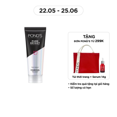 POND'S Pure Bright Deep Cleansing Facial Foam 100g