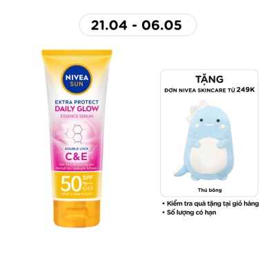 NIVEA - Tinh Chất Chống Nắng Nivea Sáng Mịn Đều Màu Daily Glow SPF50 PA+++ 180ml