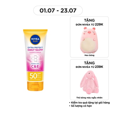 NIVEA Tinh Chất Chống Nắng Nivea Sáng Mịn Đều Màu Daily Glow SPF50 PA+++ 180ml