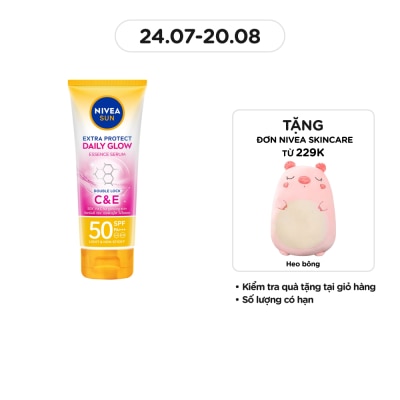 NIVEA Sun Extra Protect Daily Glow Essence Serum SPF50 PA+++ 180ml