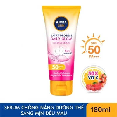 NIVEA Tinh Chất Chống Nắng Nivea Sáng Mịn Đều Màu Daily Glow SPF50 PA+++ 180ml