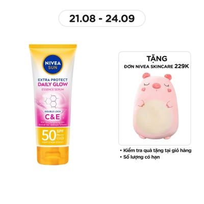 NIVEA Tinh Chất Chống Nắng Nivea Sáng Mịn Đều Màu Daily Glow SPF50 PA+++ 180ml