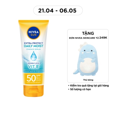 NIVEA - Tinh Chất Chống Nắng Nivea Dưỡng Ẩm Vượt Trội Daily Moist SPF50 PA+++ 180ml