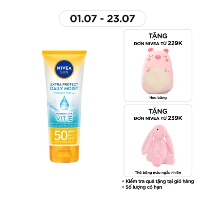 NIVEA Tinh Chất Chống Nắng Nivea Dưỡng Ẩm Vượt Trội Daily Moist SPF50 PA+++ 180ml