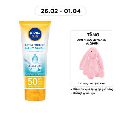 NIVEA Tinh Chất Chống Nắng Nivea Dưỡng Ẩm Vượt Trội Daily Moist SPF50 PA+++ 180ml