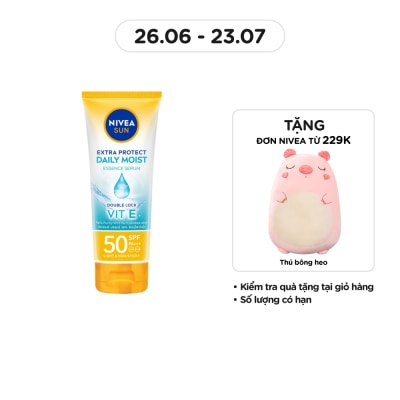 NIVEA Tinh Chất Chống Nắng Nivea Dưỡng Ẩm Vượt Trội Daily Moist SPF50 PA+++ 180ml