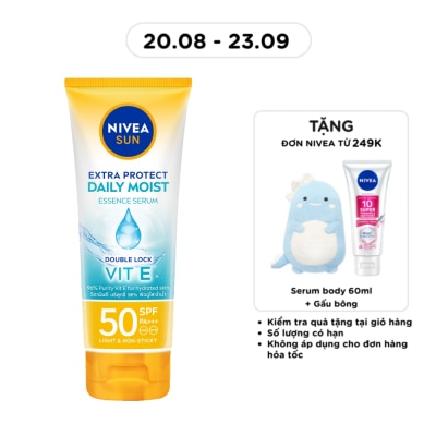 NIVEA - Tinh Chất Chống Nắng Nivea Dưỡng Ẩm Vượt Trội Daily Moist SPF50 PA+++ 180ml image
