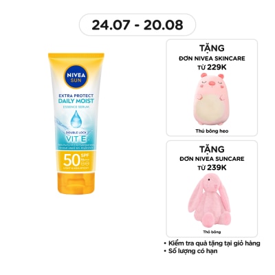NIVEA Tinh Chất Chống Nắng Nivea Dưỡng Ẩm Vượt Trội Daily Moist SPF50 PA+++ 180ml