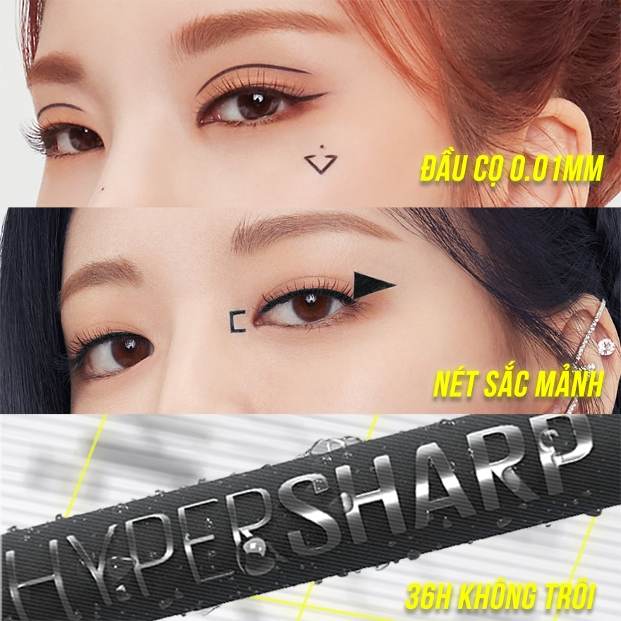 Bút Kẻ Mắt Nước Maybelline New York Hyper Sharp Extreme Liner 0.4g .#BK-1 Ultra Black