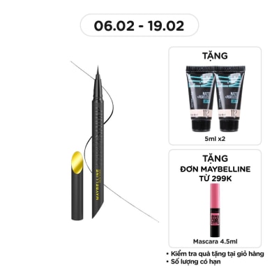 MAYBELLINE NEW YORK Bút Kẻ Mắt Nước Maybelline New York Hyper Sharp Extreme Liner 0.4g .#BK-1 Ultra Black