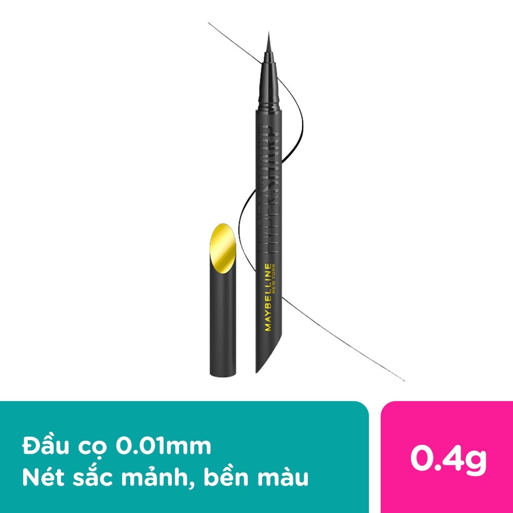 Bút Kẻ Mắt Nước Maybelline New York Hyper Sharp Extreme Liner 0.4g .#BK-1 Ultra Black