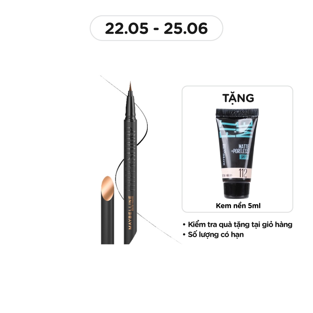MAYBELLINE NEW YORK Hyper Sharp Extreme Liner 0.4g .#BR-1 Natural Brown