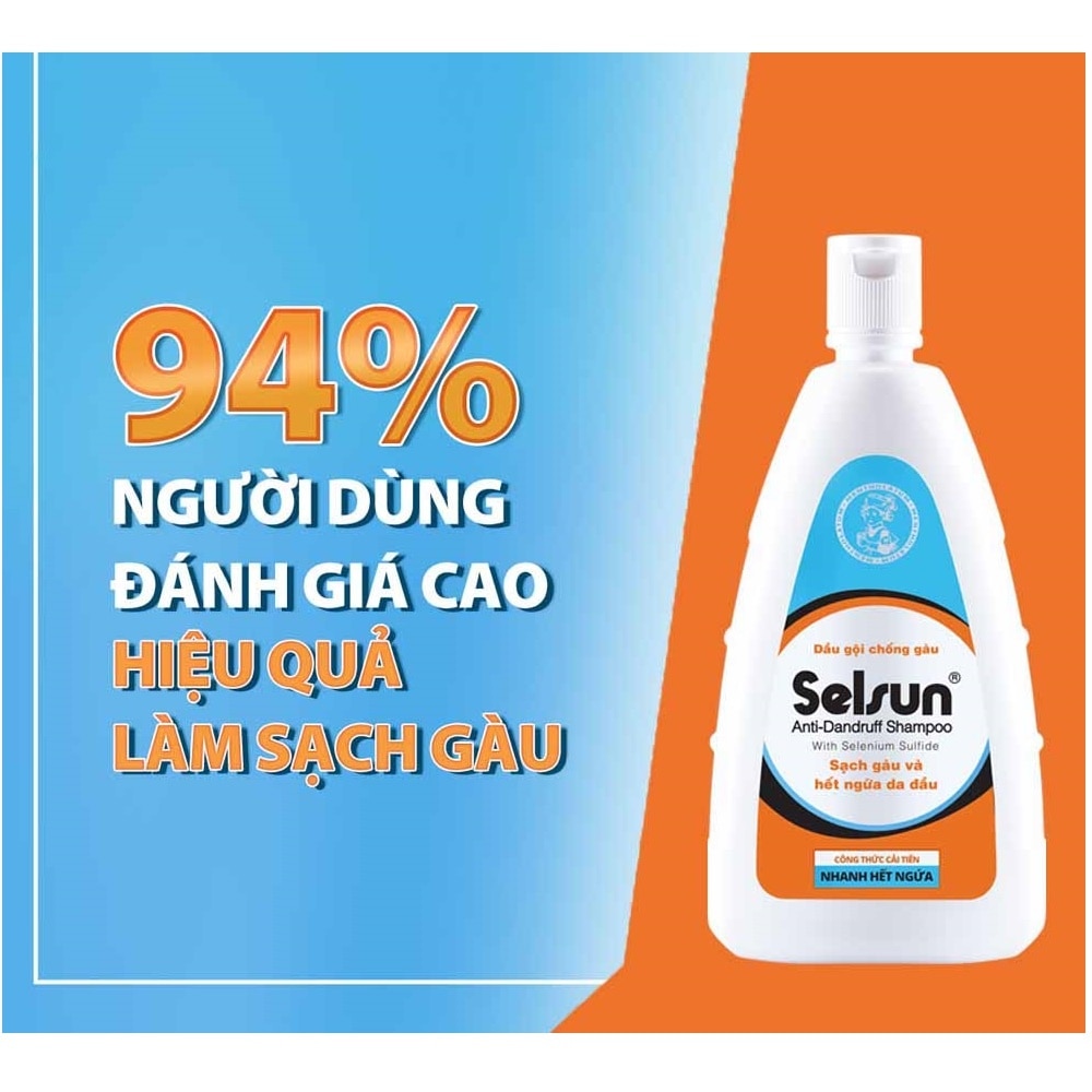 Dầu Gội Selsun Sạch Gàu Anti-Dandruff Shampoo 250ml image