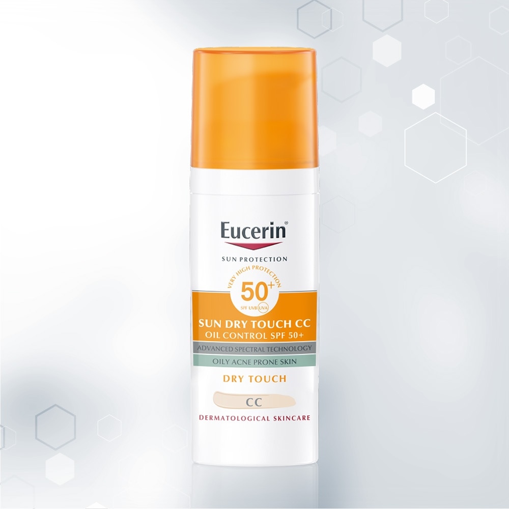 Kem Chống Nắng Eucerin Tông Màu Tự Nhiên Làm Đều Màu Da CC Sun Cream SPF50+ 50ml