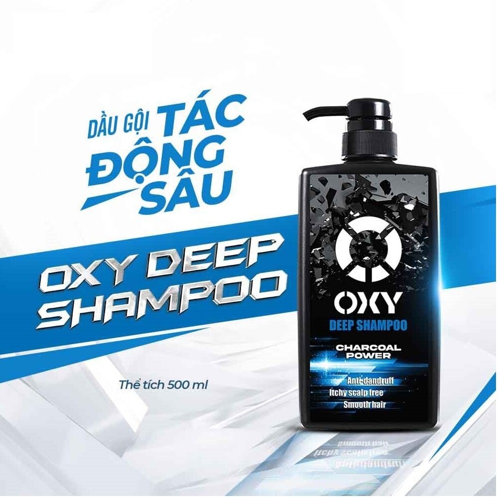 Dầu Gội Oxy Tác Động Sâu Deep Shampoo 500ml