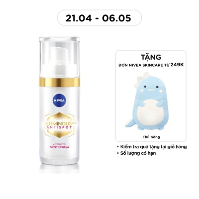 NIVEA - Tinh Chất Chuyên Sâu Nivea Làm Mờ Đốm Nâu & Ngăn Ngừa Thâm Nám Luminous 630 Spotclear Intensive Treatment Serum 30ml