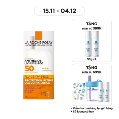 LA ROCHE POSAY Anthelios UVMune 400 Invisible Fluid SPF50+ 50ml