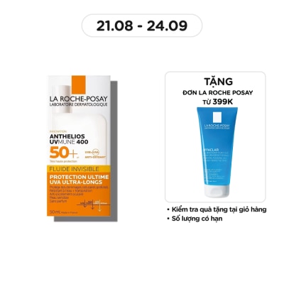 LA ROCHE POSAY Sữa Chống Nắng La Roche-Posay Mỏng Nhẹ Bảo Vệ Da Tối Ưu Anthelios UVMune 400 SPF50+ 50ml