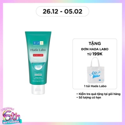 HADA LABO Acne Care Calming Cleanser 80g