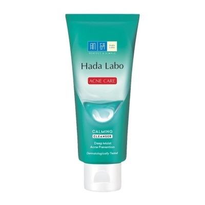 HADA LABO Kem Rửa Mặt Hada Labo Sạch Sâu Và Ngăn Ngừa Mụn Acne Care Calming Cleanser 80g