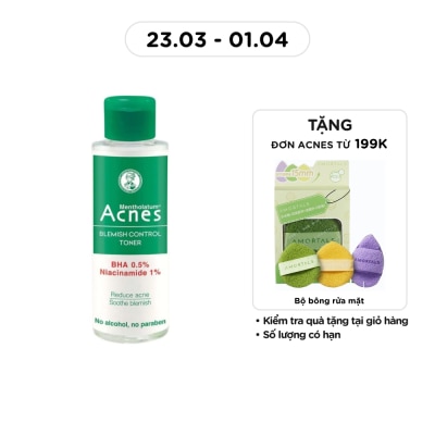 ACNES - Dung Dịch Acnes Giảm Mụn Dịu Da Blemish Control Toner 100ml