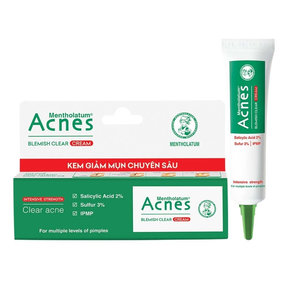 Kem Chấm Mụn Acnes Giảm Mụn Chuyên Sâu Blemish Clear Cream 10g