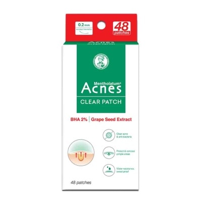 ACNES Miếng Dán Mụn Acnes 3 Tác Động Clear Patch 48 Miếng