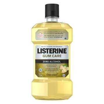 Nước Súc Miệng Listerine Gum Care Giúp Nướu Chắc Khỏe Vị Gừng Thảo Mộc 750ml