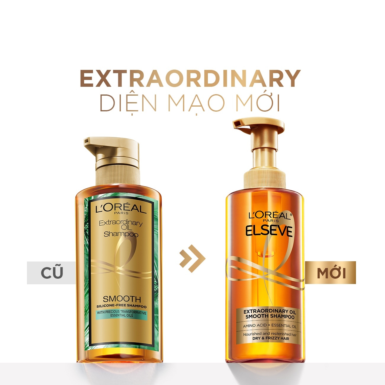 Dầu Gội L'oreal Paris Extraordinary Oil Dưỡng Tóc Suôn Mượt 440ml