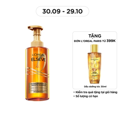 L'OREAL PARIS Dầu Gội L'oreal Paris Extraordinary Oil Dưỡng Tóc Suôn Mượt 440ml