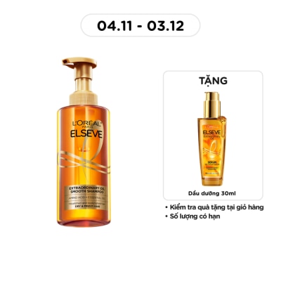 L'OREAL PARIS Dầu Gội L'oreal Paris Extraordinary Oil Dưỡng Tóc Suôn Mượt 440ml