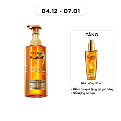 L'OREAL PARIS Extraordinary Oil Shampoo Smooth Silicone-Free 440ml