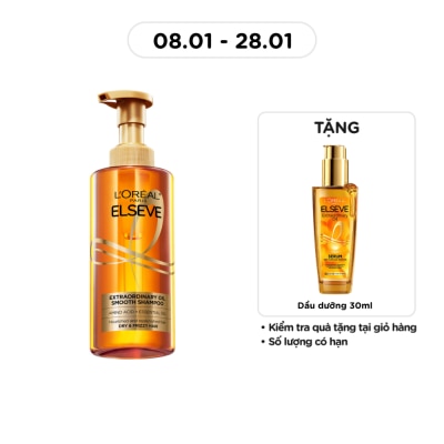 L'OREAL PARIS Dầu Gội L'oreal Paris Extraordinary Oil Dưỡng Tóc Suôn Mượt 440ml