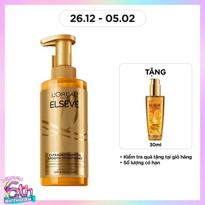 L'OREAL PARIS Dầu Xả L'oreal Paris Extraordinary Oil Dưỡng Tóc Suôn Mượt 440ml