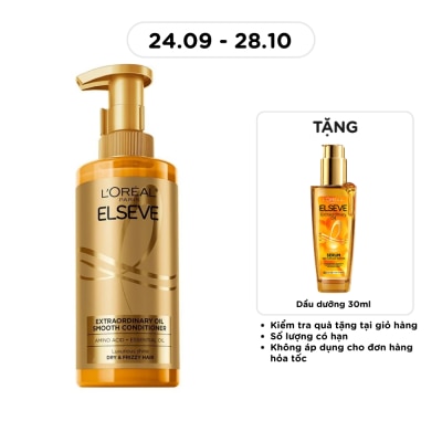 L'OREAL PARIS Dầu Xả L'oreal Paris Extraordinary Oil Dưỡng Tóc Suôn Mượt 440ml image