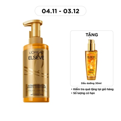 L'OREAL PARIS Dầu Xả L'oreal Paris Extraordinary Oil Dưỡng Tóc Suôn Mượt 440ml
