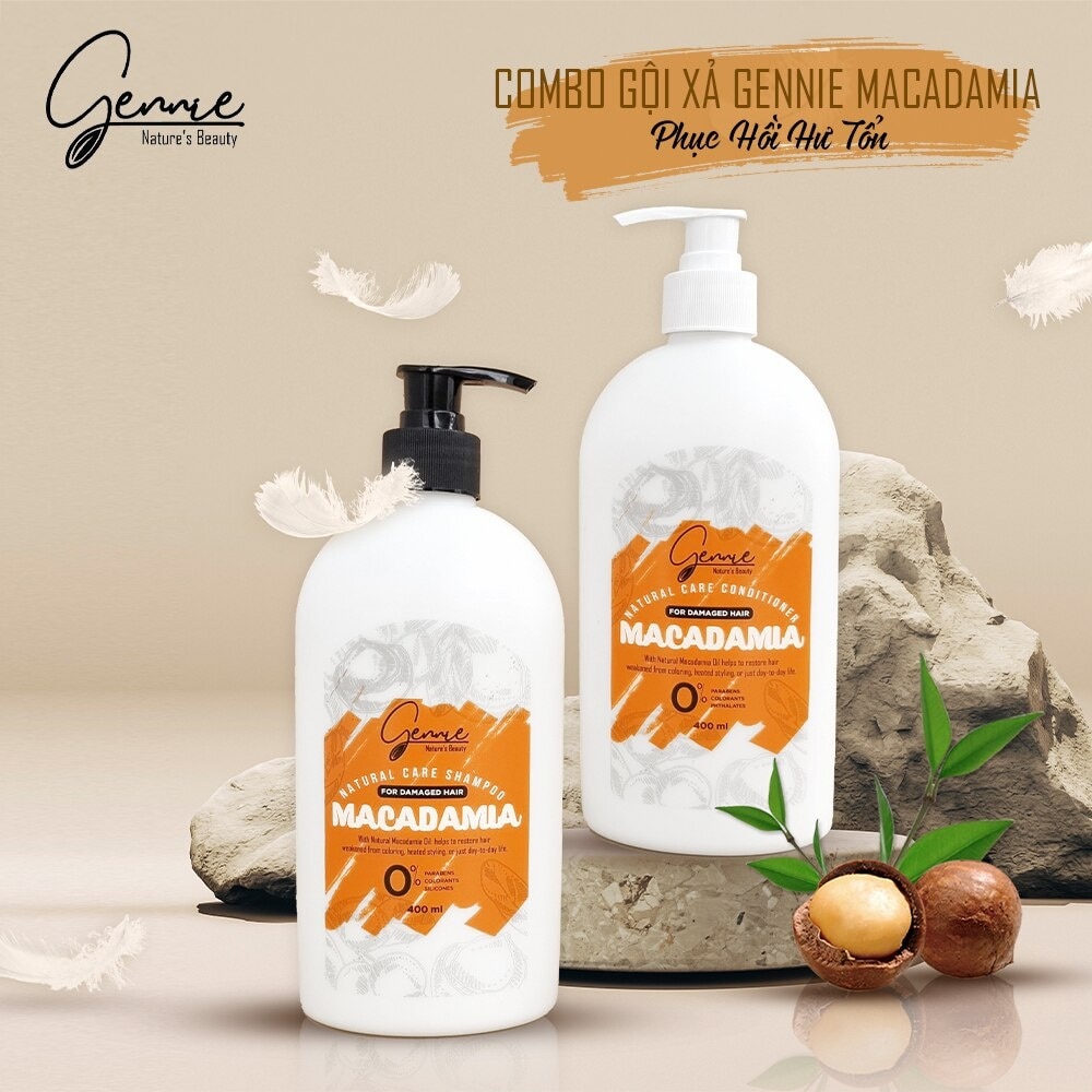 Natural Care Shampoo Macadamia For Damaged Hair 400ml