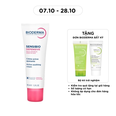 BIODERMA Sensibio Defensive Active Soothing Cream 40ml image