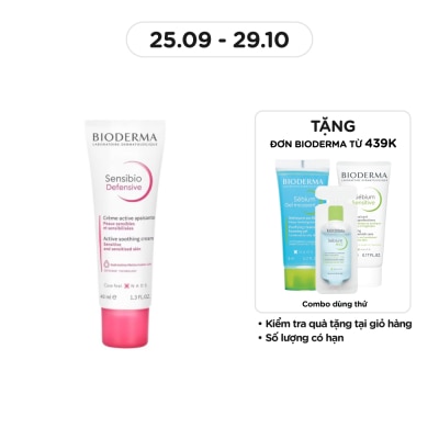 BIODERMA Sensibio Defensive Active Soothing Cream 40ml