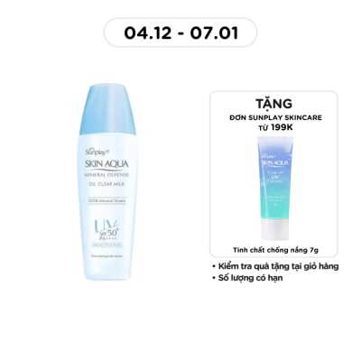 SUNPLAY Skin Aqua Mineral Defense Oil Clear Milk SPF50+ PA++++ 25g