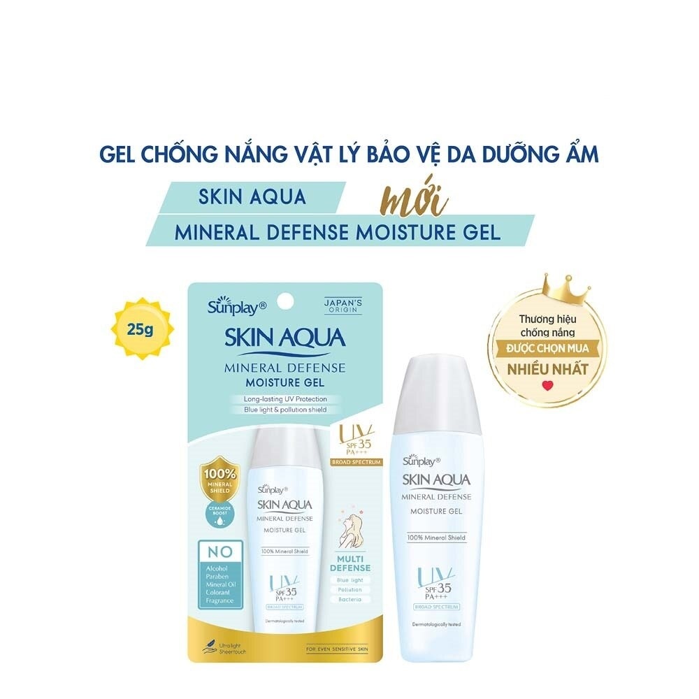 Skin Aqua Mineral Defense Moisture Gel SPF50+ PA++++ 25g