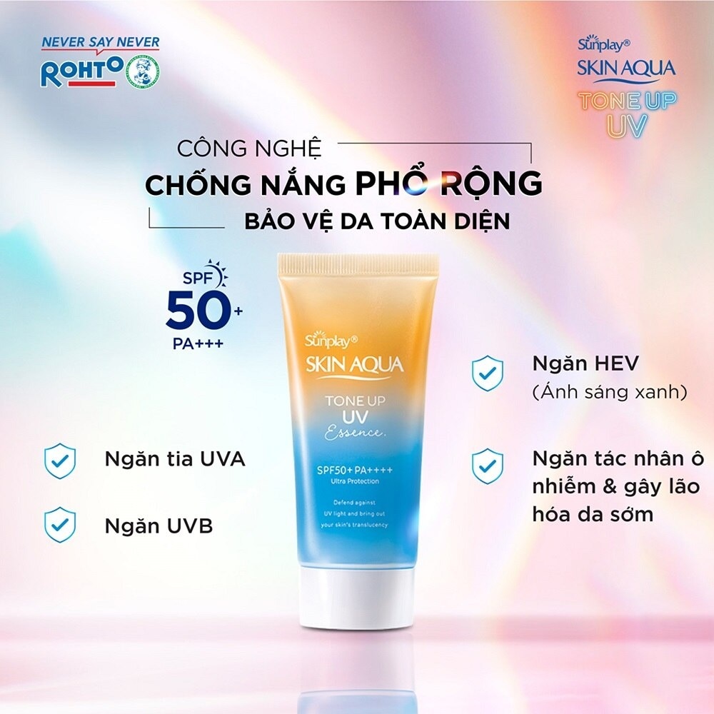 Tinh Chất Chống Nắng Sunplay Skin Aqua Hiệu Chỉnh Sắc Da Tone Up UV Latte Beige SPF50+ PA++++ 50g