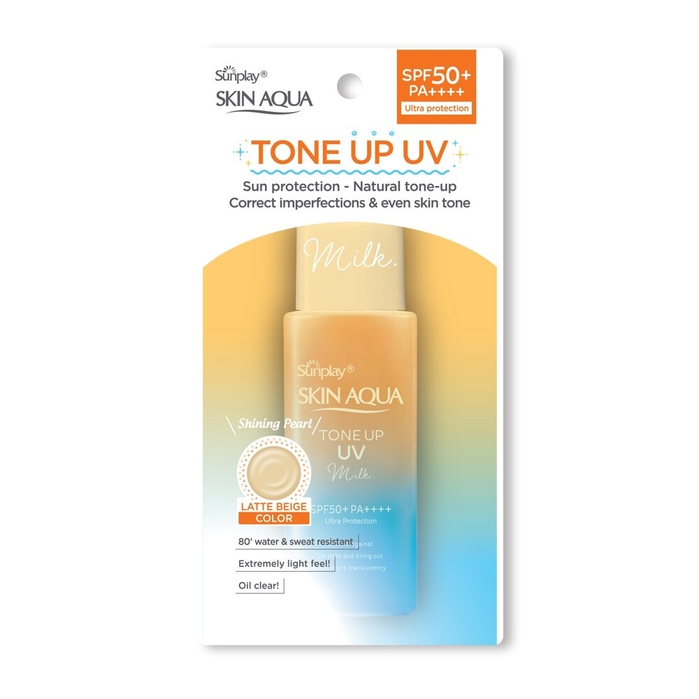 Skin Aqua Tone Up UV Milk Latte Beige SPF50+ PA++++ 50g