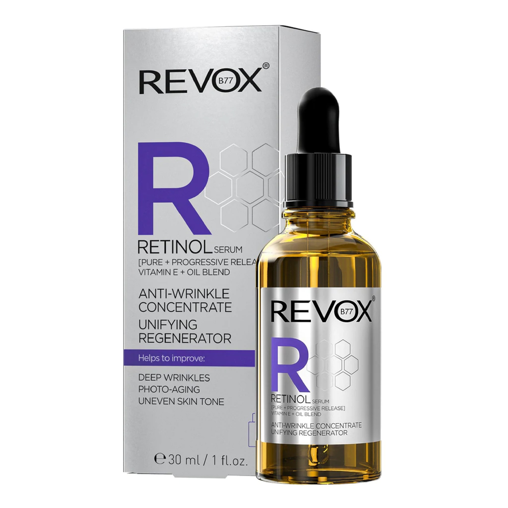 Serum Revox B77 Ngăn Ngừa Lão Hóa Cho Da Mặt Chứa Retinol 30ml