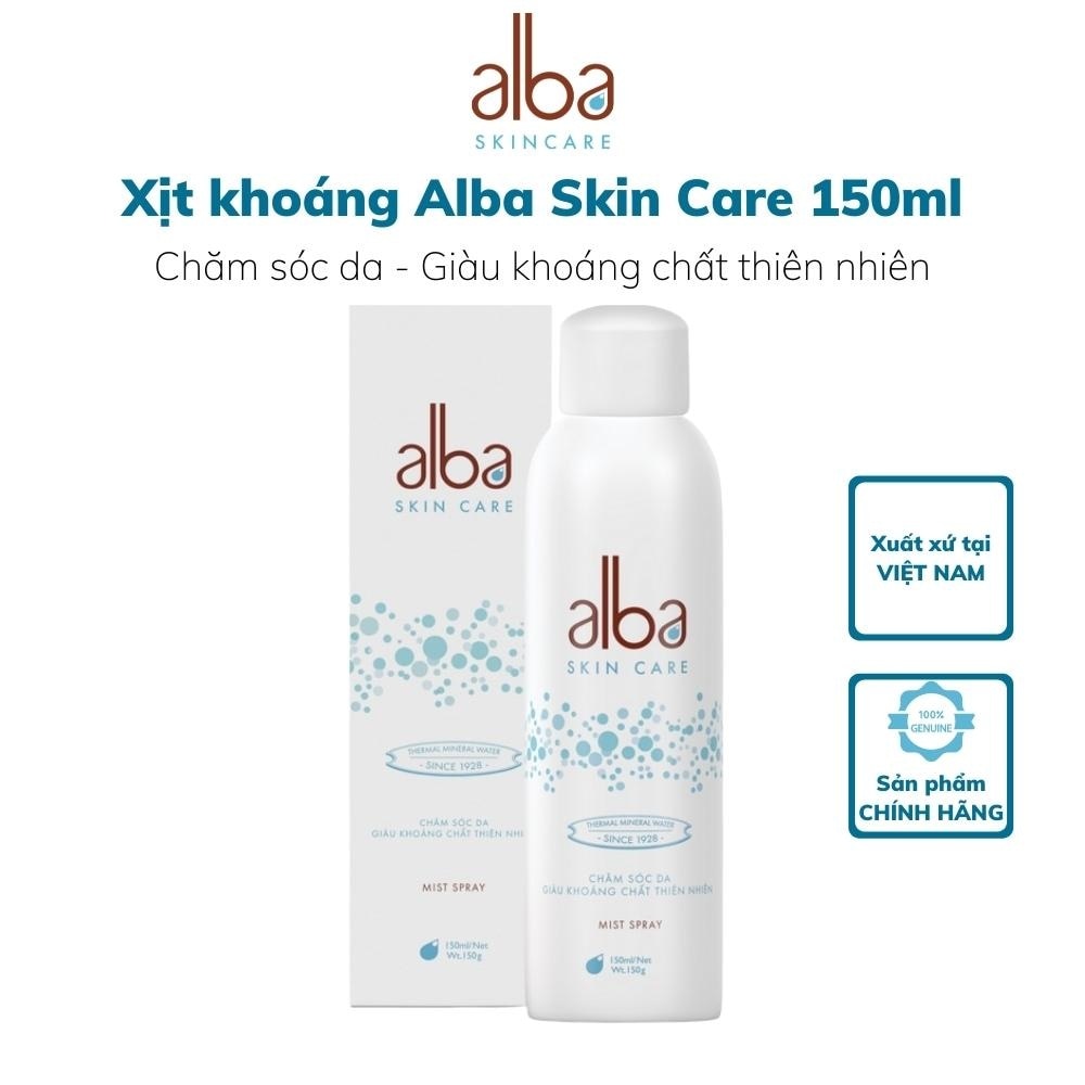 Xịt Khoáng Alba Skincare Chăm Sóc Da Giàu Khoáng Chất Thiên Nhiên 150ml