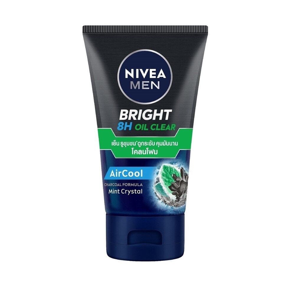 Sữa Rửa Mặt Nivea Men Bùn Khoáng Sạch Nhờn Mát Lạnh Bright 8H Oil Clear 100g