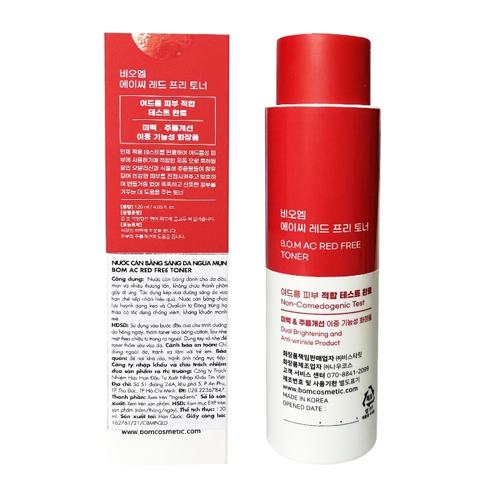 AC Red Free Toner 120ml