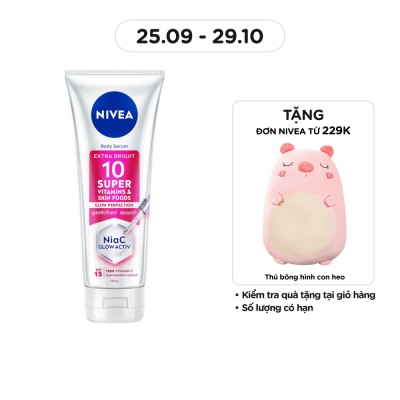 NIVEA Body Serum Extra Bright 10 Super Vitamin & Skin Foods Glow Perfection 170ml