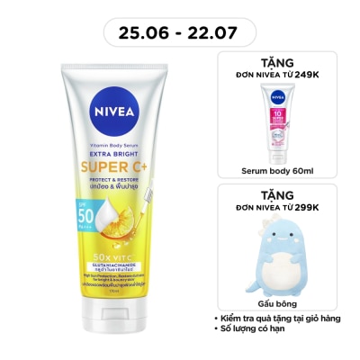 NIVEA - Vitamin Body Serum Extra Bright Super C+ 170ml